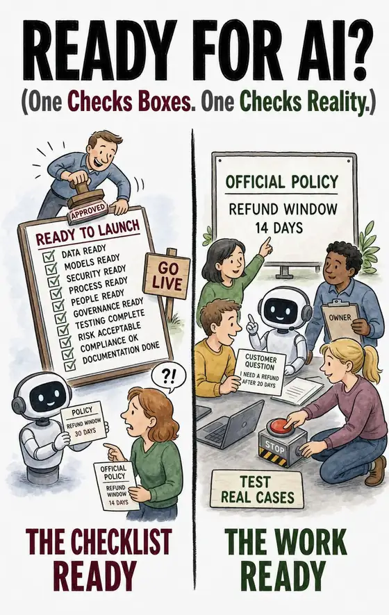 Assess readiness illustration