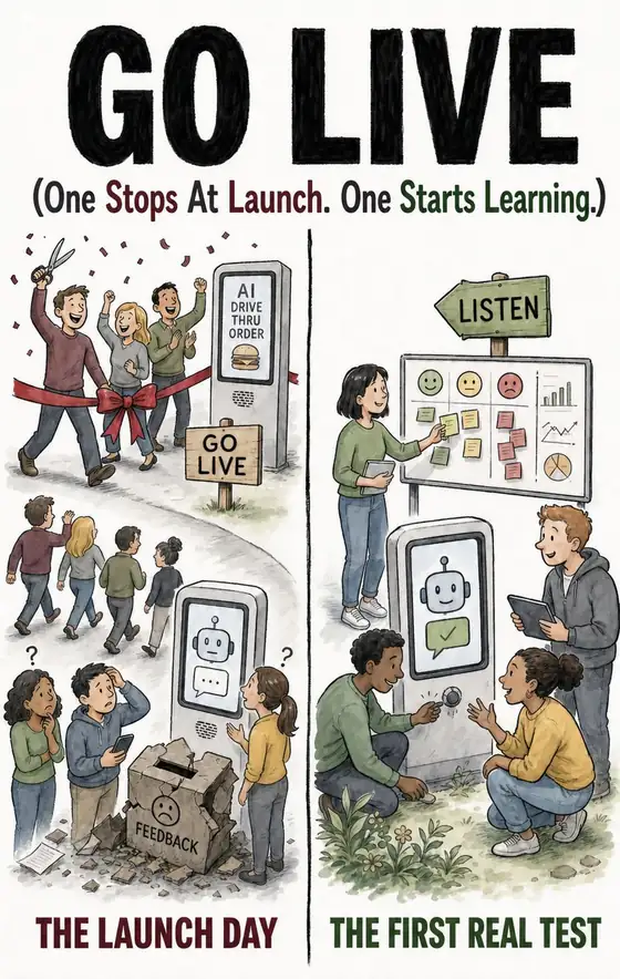 Go live illustration